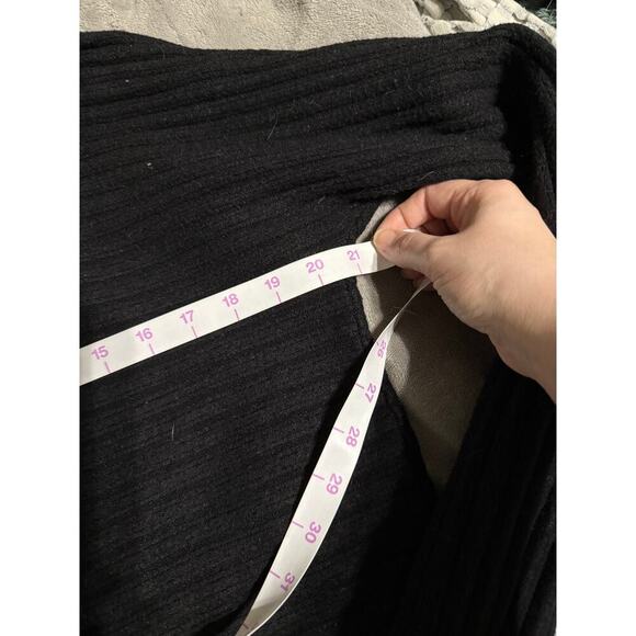 Moth Anthropologie Black Cowl Neck Long Sleeve Sweater Size‎ Large Cozy Women - Picture 7 of 9